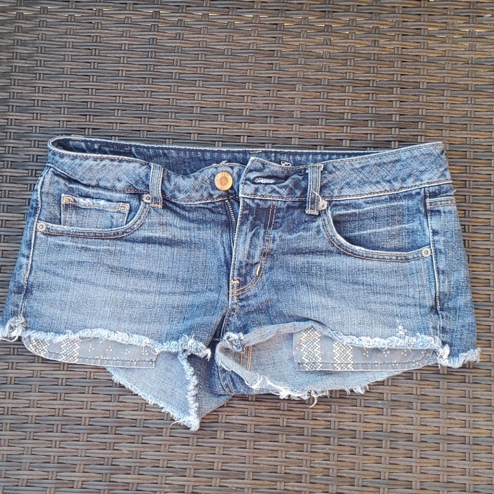 AE American Eagle low rise jean shorts